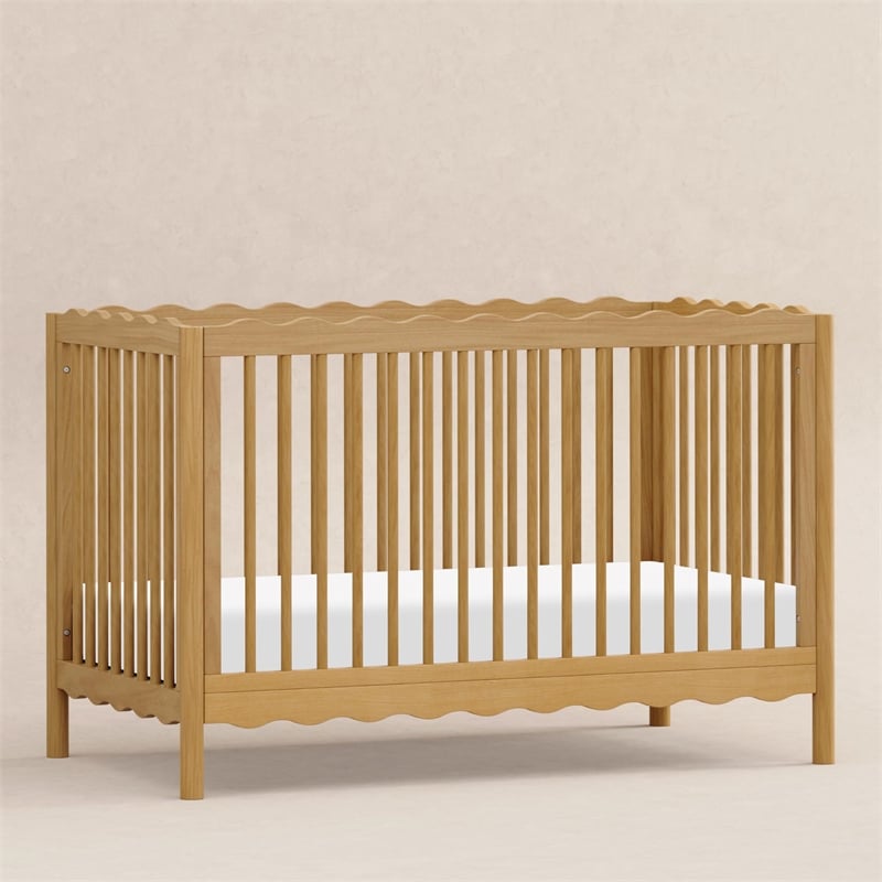 Babyletto Swell 4-in-1 Convertible Crib in Honey