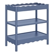 Babyletto Swell Changing Table with 2-Shelves in Cove Blue
