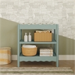 Babyletto Swell Changing Table with 2-Shelves in Light Sage