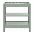 Babyletto Swell Changing Table with 2-Shelves in Light Sage