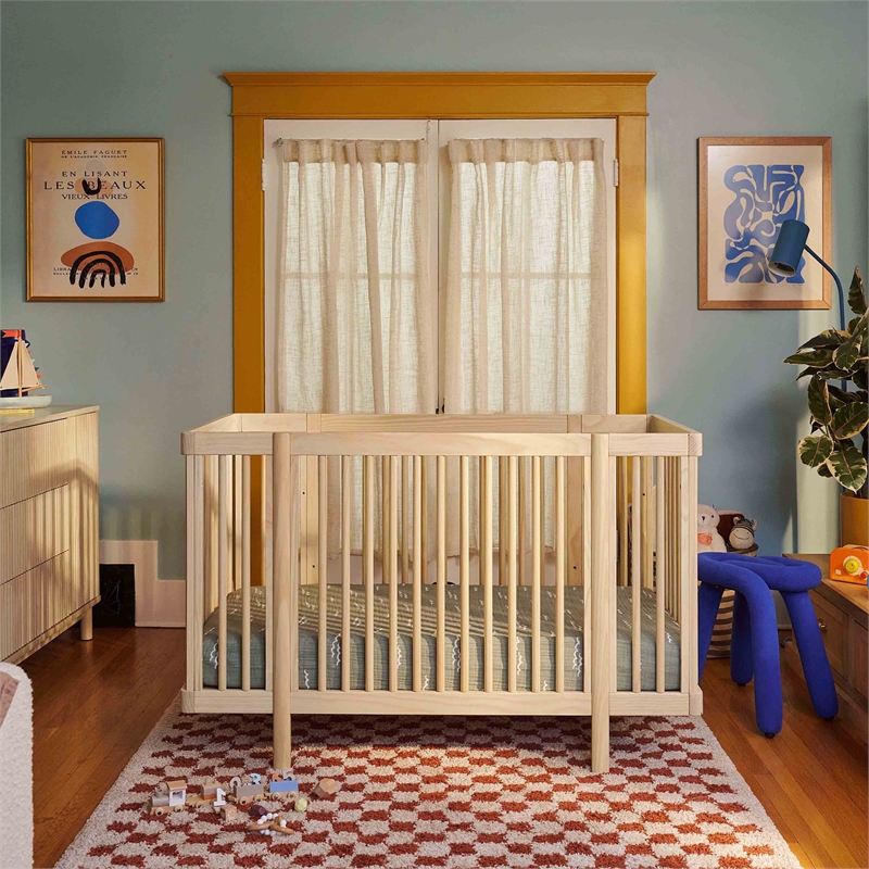 Babyletto Pogo 8-in-1 Convertible Crib in Blonde