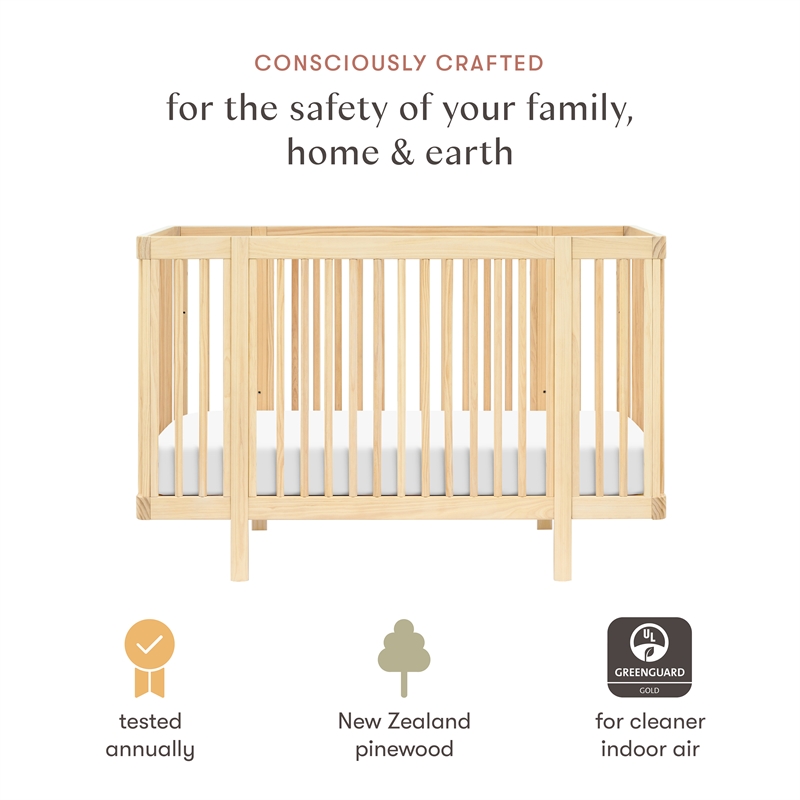 Babyletto Pogo 8-in-1 Convertible Crib in Blonde