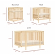 Babyletto Pogo 8-in-1 Convertible Crib in Blonde