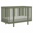 Babyletto Pogo Pine Wood 8-in-1 Convertible Crib in Olive