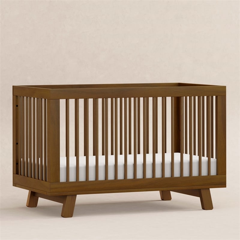 Babyletto Hudson 3-in-1 Convertible Crib in Natural Walnut
