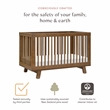 Babyletto Hudson 3-in-1 Convertible Crib in Natural Walnut