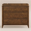 Babyletto Sprout 3-Drawers Changer Dresser in Natural Walnut