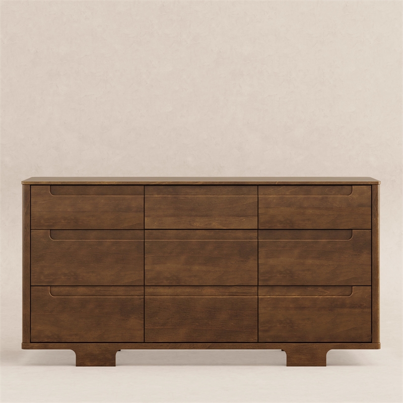 Babyletto Yuzu 9-Drawers Dresser in Natural Walnut