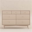 Babyletto Palma 7-Drawers Double Dresser in Taupe