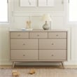 Babyletto Palma 7-Drawers Double Dresser in Taupe