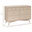 Babyletto Palma 7-Drawers Double Dresser in Taupe