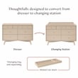Babyletto Palma 7-Drawers Double Dresser in Taupe