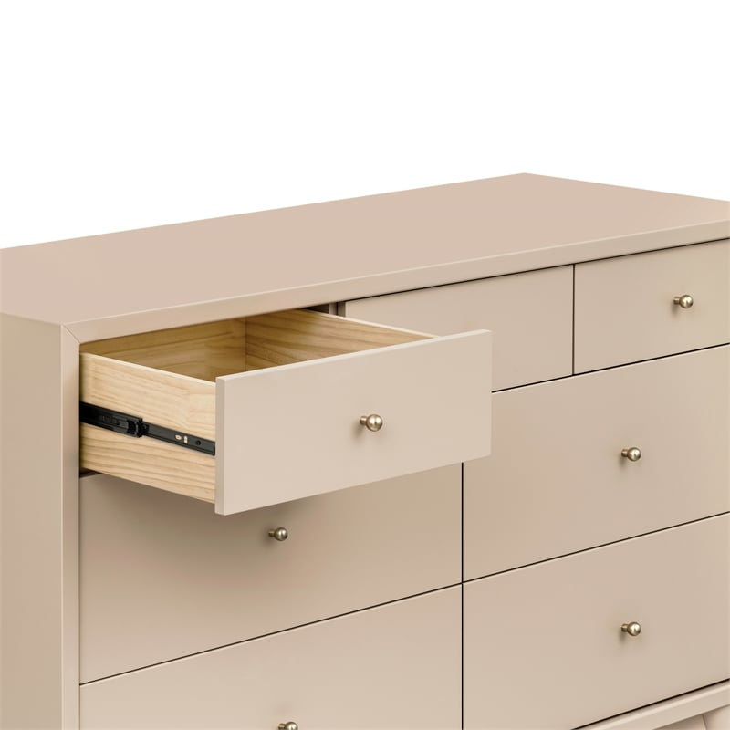 Babyletto Palma 7-Drawers Double Dresser in Taupe