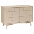 Babyletto Palma 7-Drawers Double Dresser in Taupe