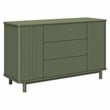 Babyletto Pogo Tambour 3-Drawers Dresser in Olive