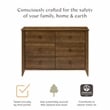 Babyletto Sprout 6-Drawer Changer Dresser in Natural Walnut