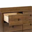 Babyletto Sprout 6-Drawer Changer Dresser in Natural Walnut