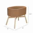 babyletto x GATHRE Capsule Bassinet in Camel