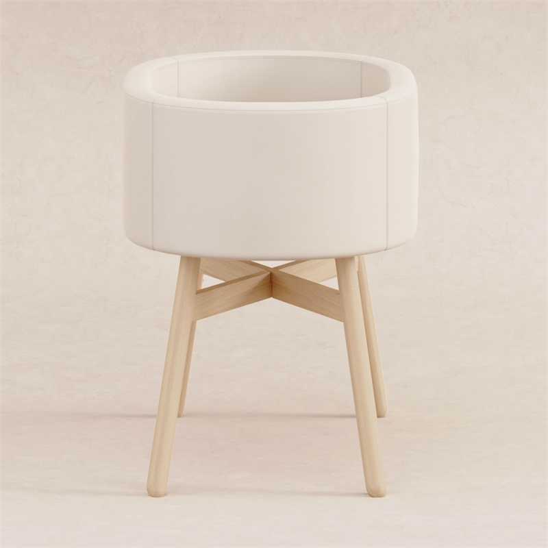 babyletto x GATHRE Capsule Bassinet in Ivory