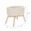 babyletto x GATHRE Capsule Bassinet in Ivory