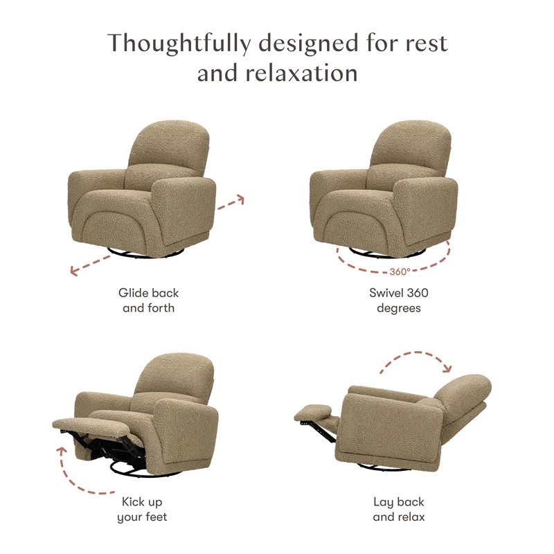 babyletto Rainbow Recliner and Swivel Glider