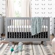 Hudson 3-in-1 Convertible Crib with Toddler Bed Conversion Kit - Gray