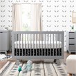 Hudson 3-in-1 Convertible Crib with Toddler Bed Conversion Kit - Gray