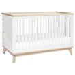 Scoot 3-in-1 Convertible Crib & Toddler Bed Conversion Kit White/Washed Natural