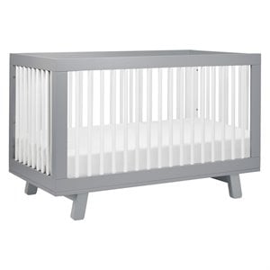 Hudson 3-in-1 Convertible Crib & Toddler Bed Conversion Kit Gray/White