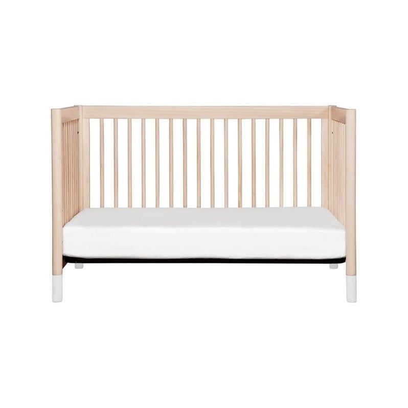 Gelato 4-in-1 Convertible Crib with Toddler Bed Conversion Kit in Washed Natural