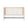 Gelato 4-in-1 Convertible Crib with Toddler Bed Conversion Kit in Washed Natural