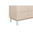 Babyletto Gelato 3 Drawer Wooden Dresser with Removable Changing Tray in Natural