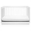 Babyletto Harlow 3-in-1 Convertible Crib with Toddler Bed Conversion Kit - White