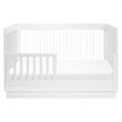 Babyletto Harlow 3-in-1 Convertible Crib with Toddler Bed Conversion Kit - White