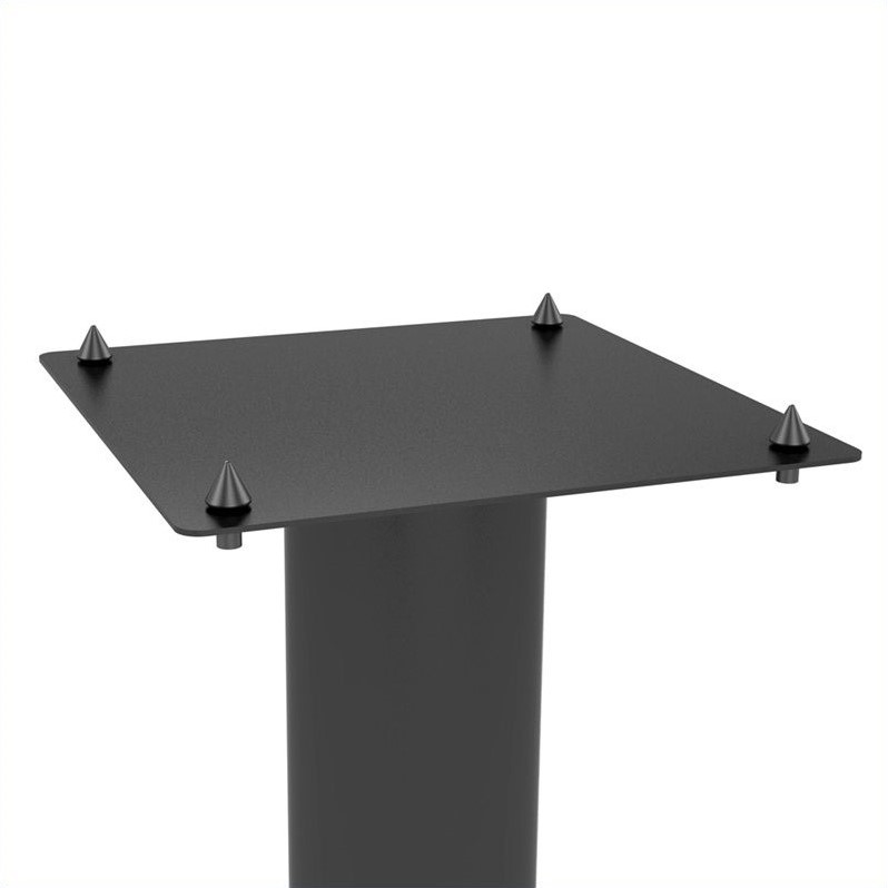 Atlantic Inc. Adjustable Bookshelf Speaker Stand in Black Cymax Business