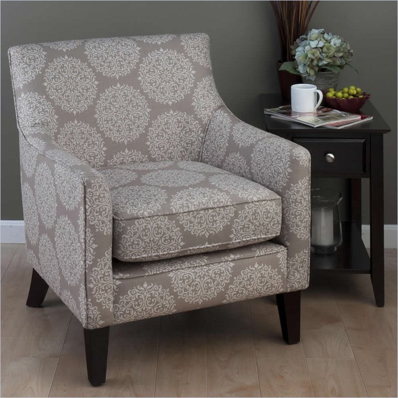 Jofran Gabby Club Chair in Pearl   GABBY CH PEARL