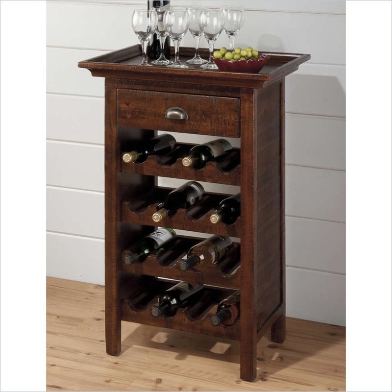 Jofran Wine Rack in Urban Lodge Brown   730 12