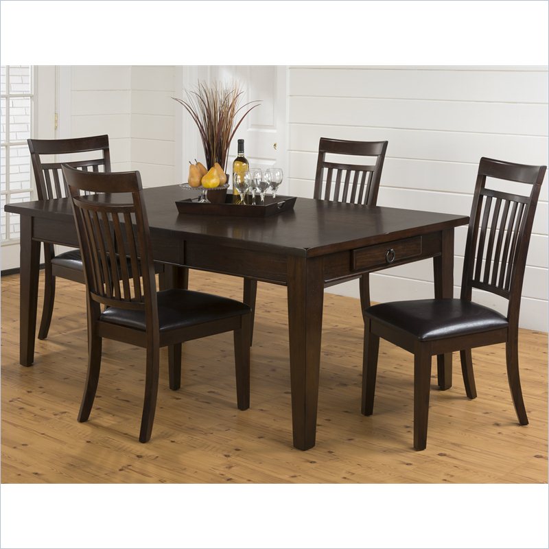 981 Series Dining Table with Leaf and Drawers in Legacy Oak - 981-78