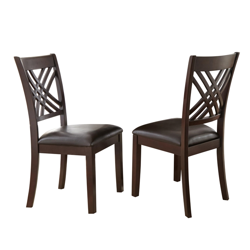 Adrian Dining Chair in Espresso Cherry Finish