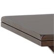Jocelyn Square End Table in Espresso Cherry Wood