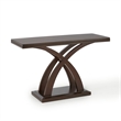 Jocelyn Console Table in Espresso Cherry Wood and Mango Veneers