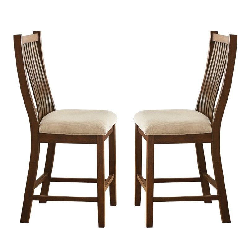 Fashion Bed Columbia 30" Bar Stool in Elegant Ash Gray Finish C1M040