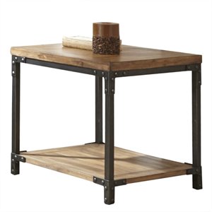 lantana end table in antique brown honey