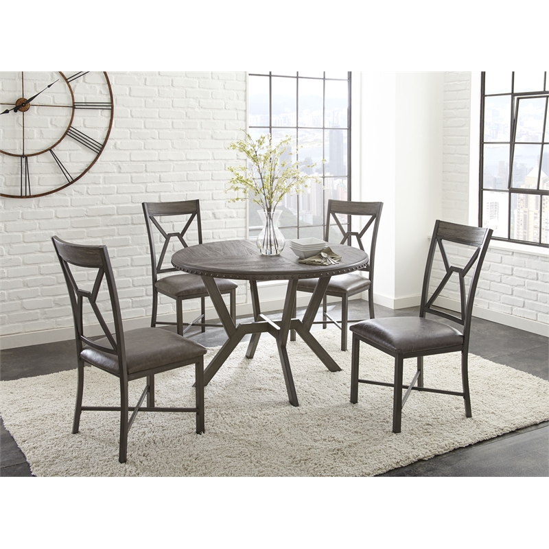 centura view gray dining table