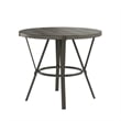 Portland Round Counter Height Dining Table in Gray