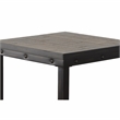 Ambrose Square End Table in Rustic Brown