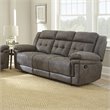 Steve Silver Anastasia Fabric Reclining Sofa in Gray