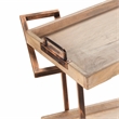 Conway Serving Cart in Distressed Harbor Gray