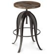 Steve Silver Sparrow Adjustable Bar Stool in Russet Brown