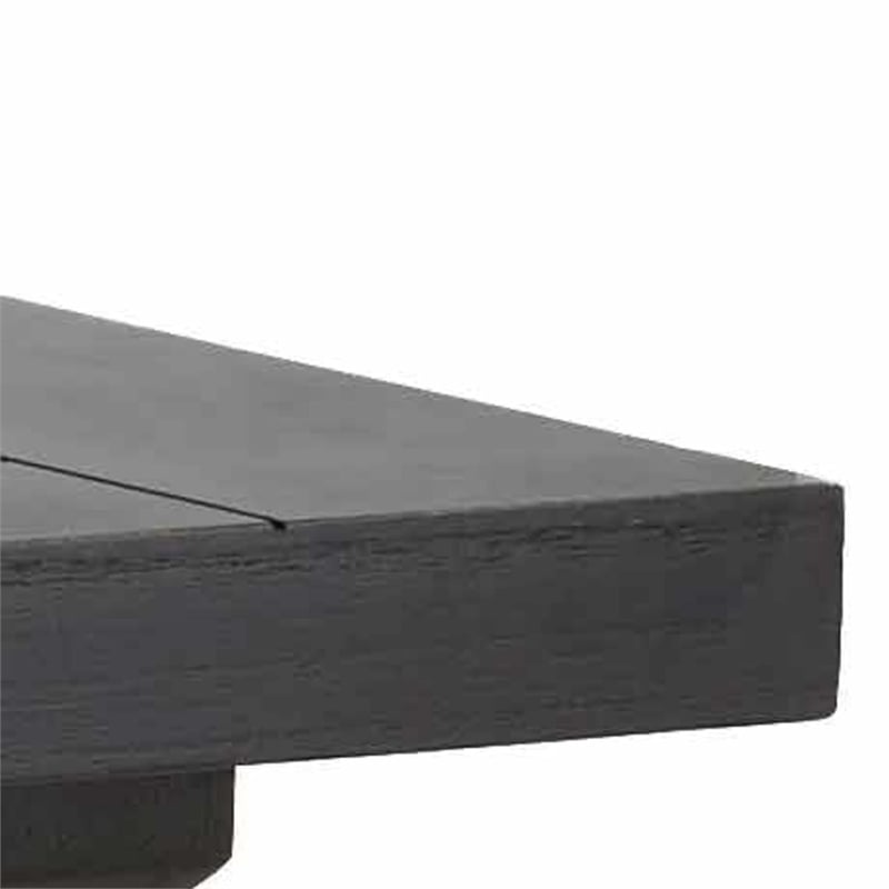 Dory Console Table in Ebony with Plank topped detail